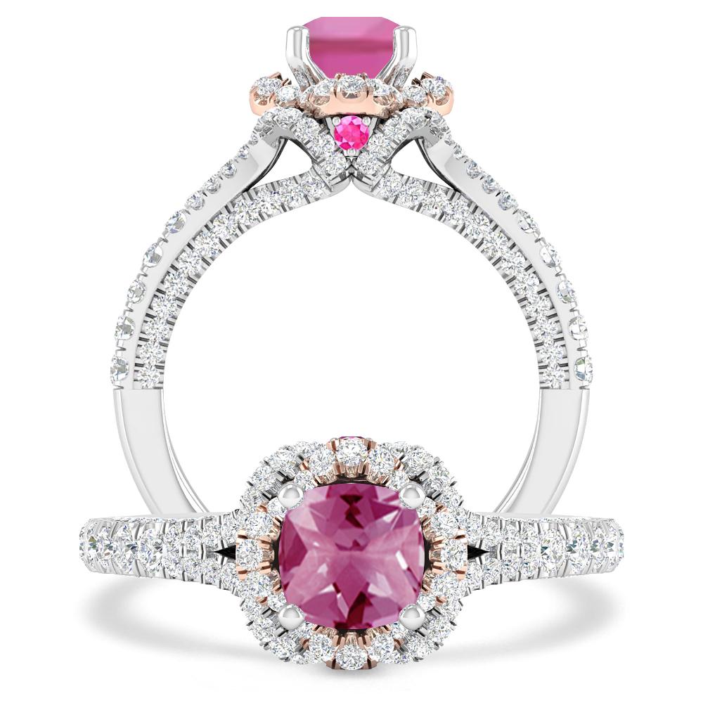 White Gold - Pink Tourmaline