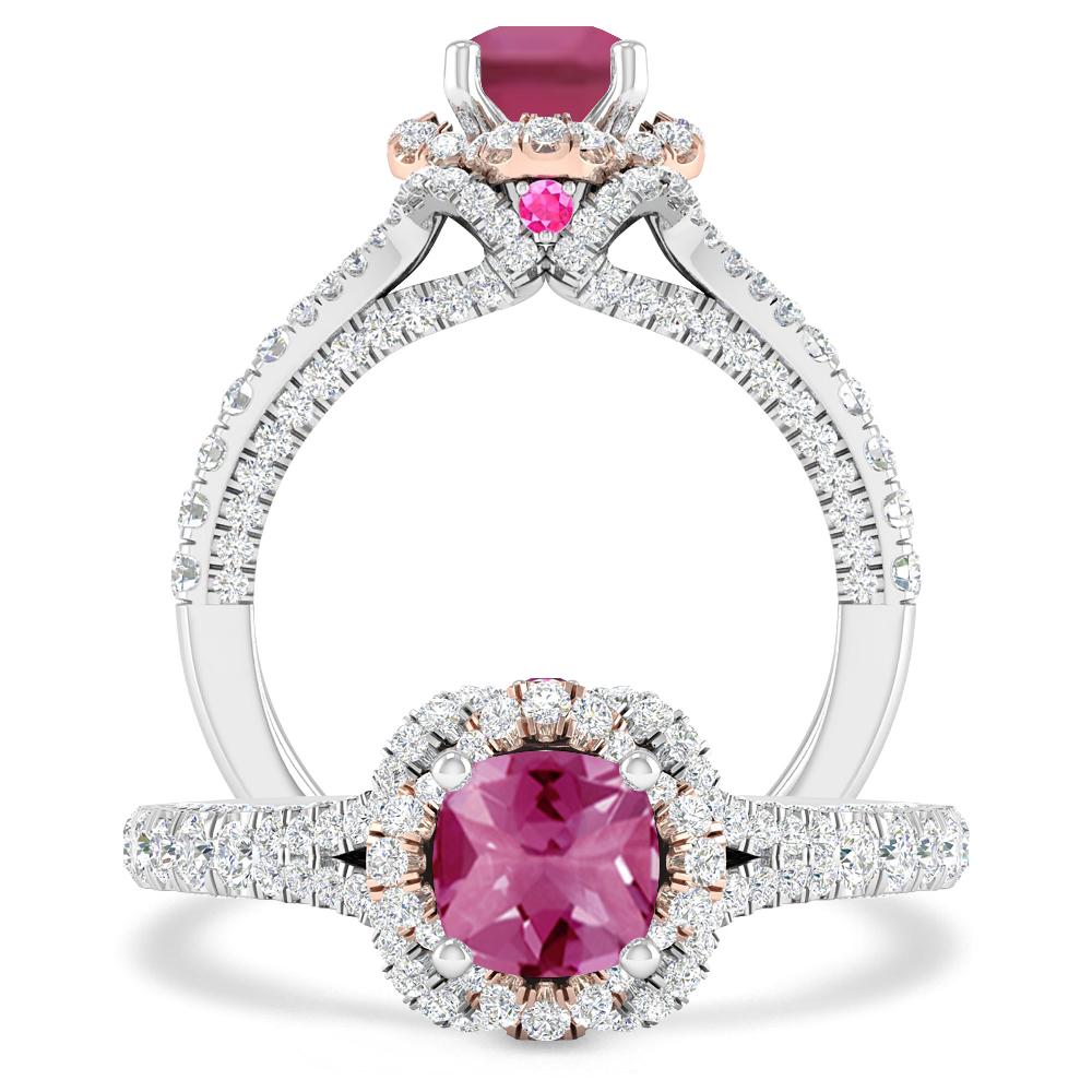 White Gold - Pink Tourmaline