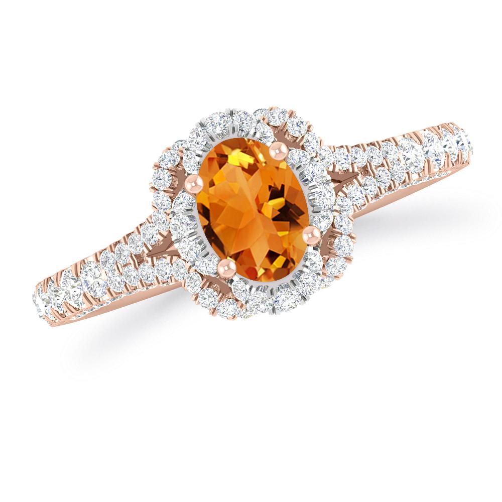 Rose Gold - Citrine