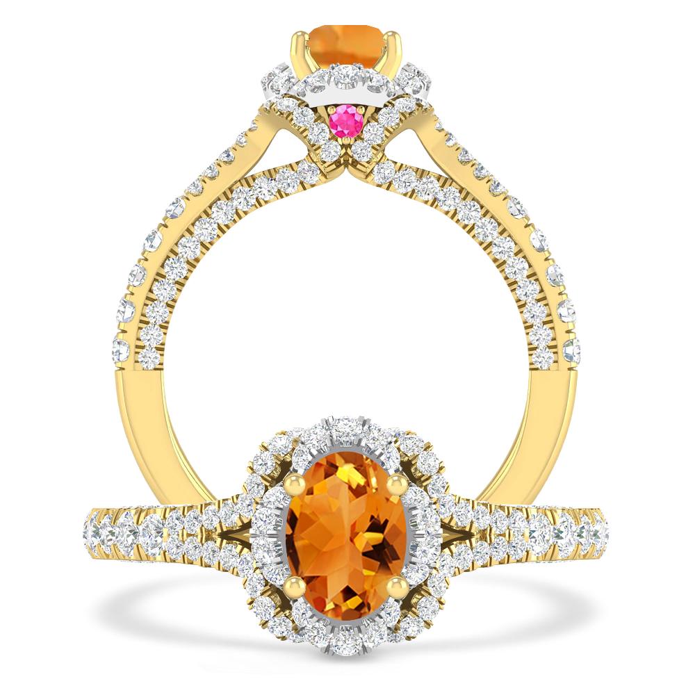 Yellow Gold - Citrine