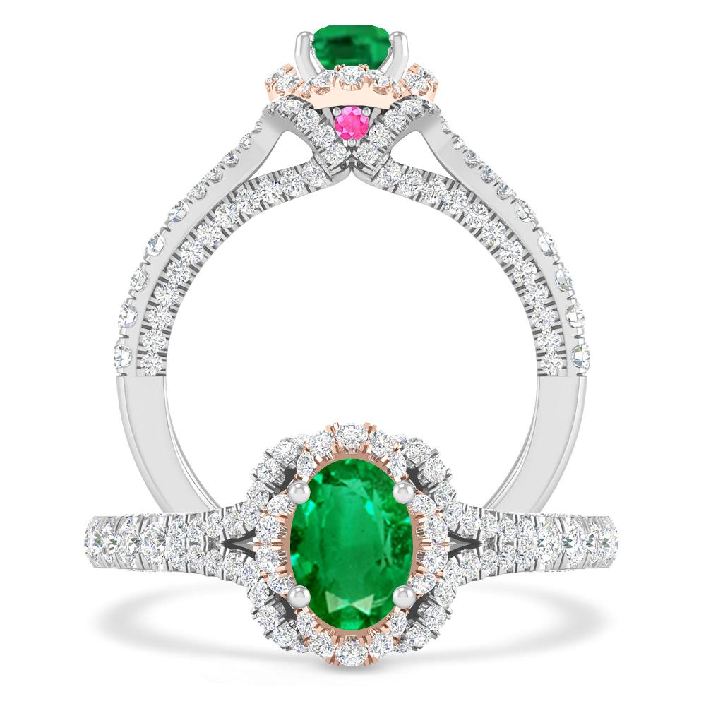 White Gold - Emerald