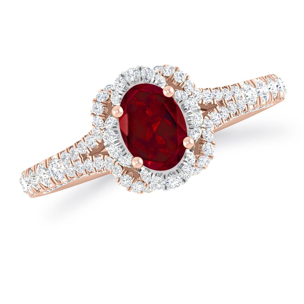 Rose Gold - Garnet