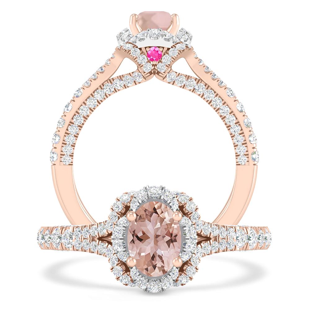 Rose Gold - Morganite