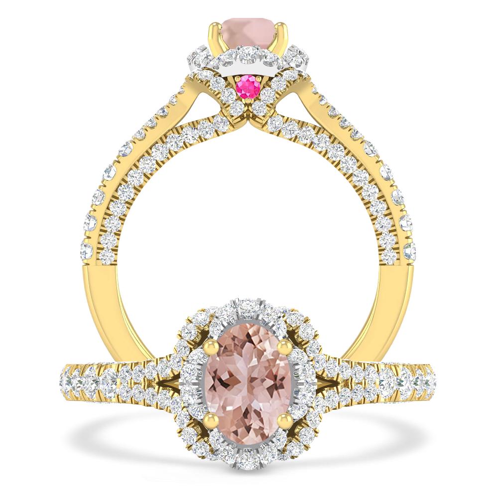 Yellow Gold - Morganite