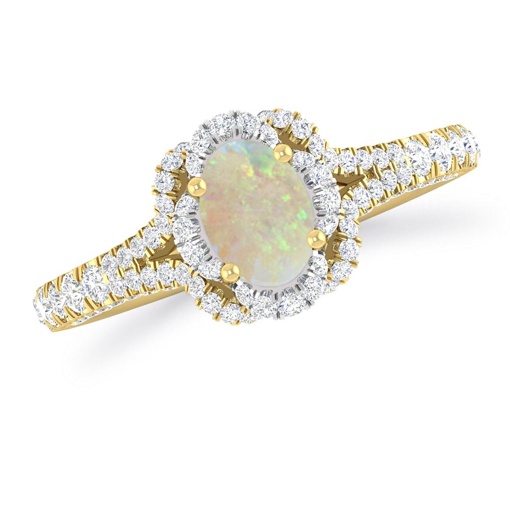 Yellow Gold - Opal