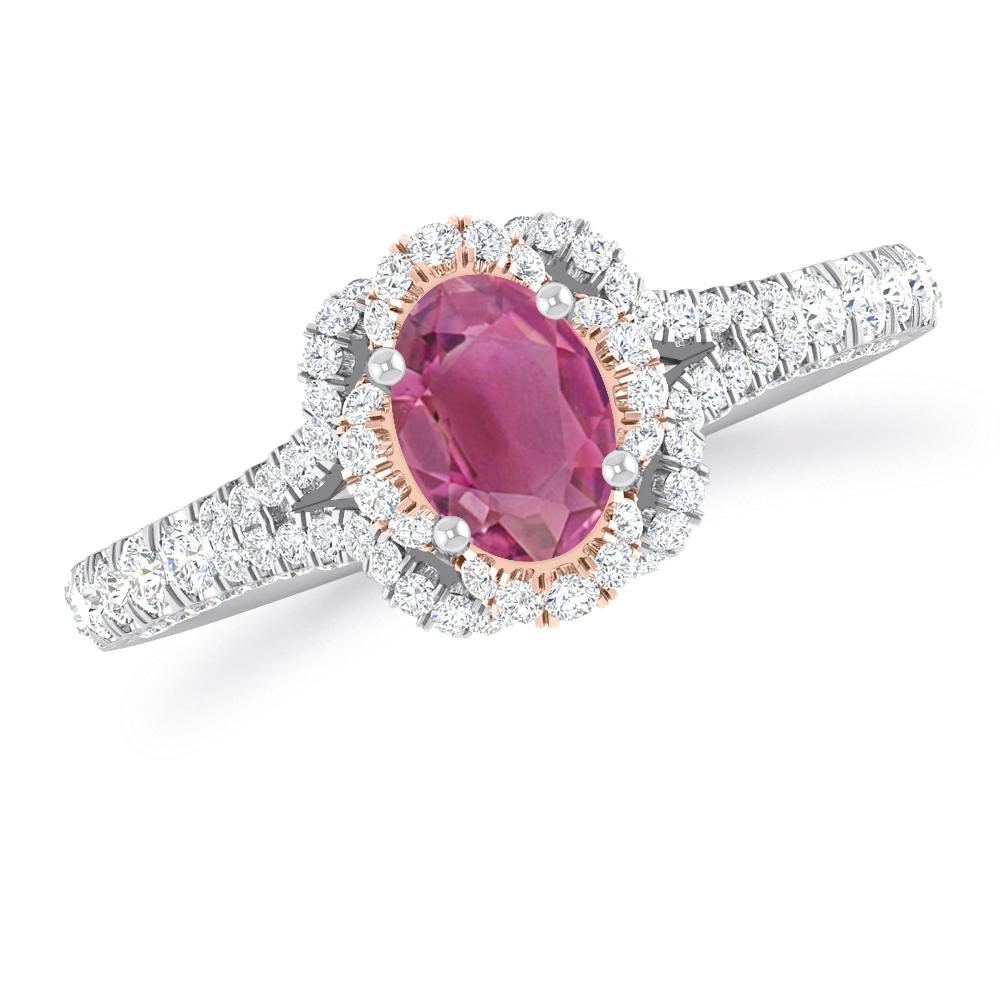 White Gold - Pink Tourmaline