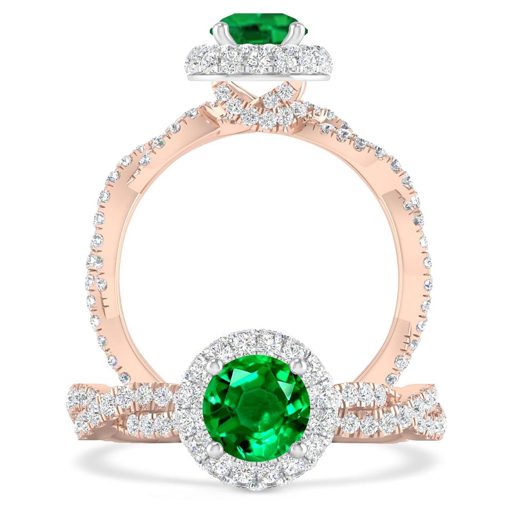 Rose Gold - Emerald