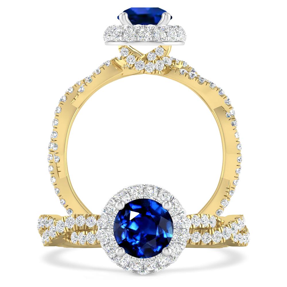 Yellow Gold - Sapphire