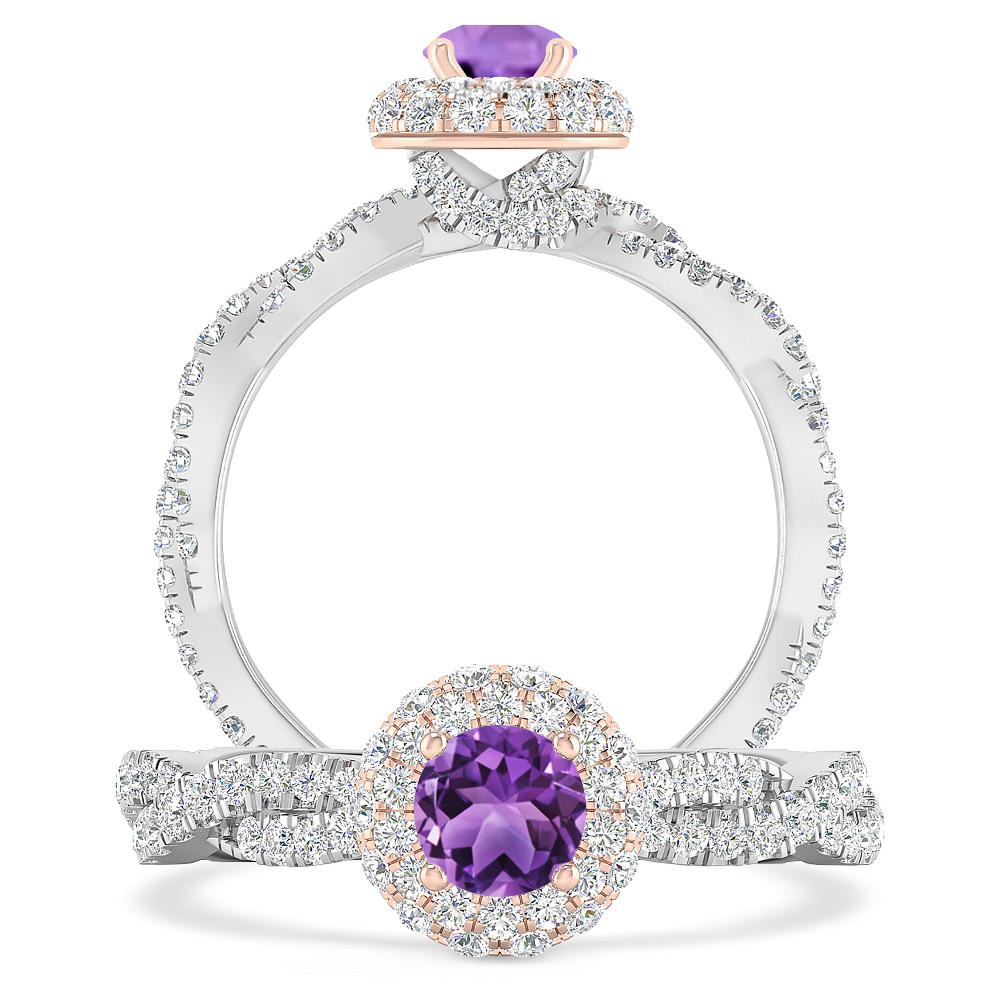 White Gold - Amethyst