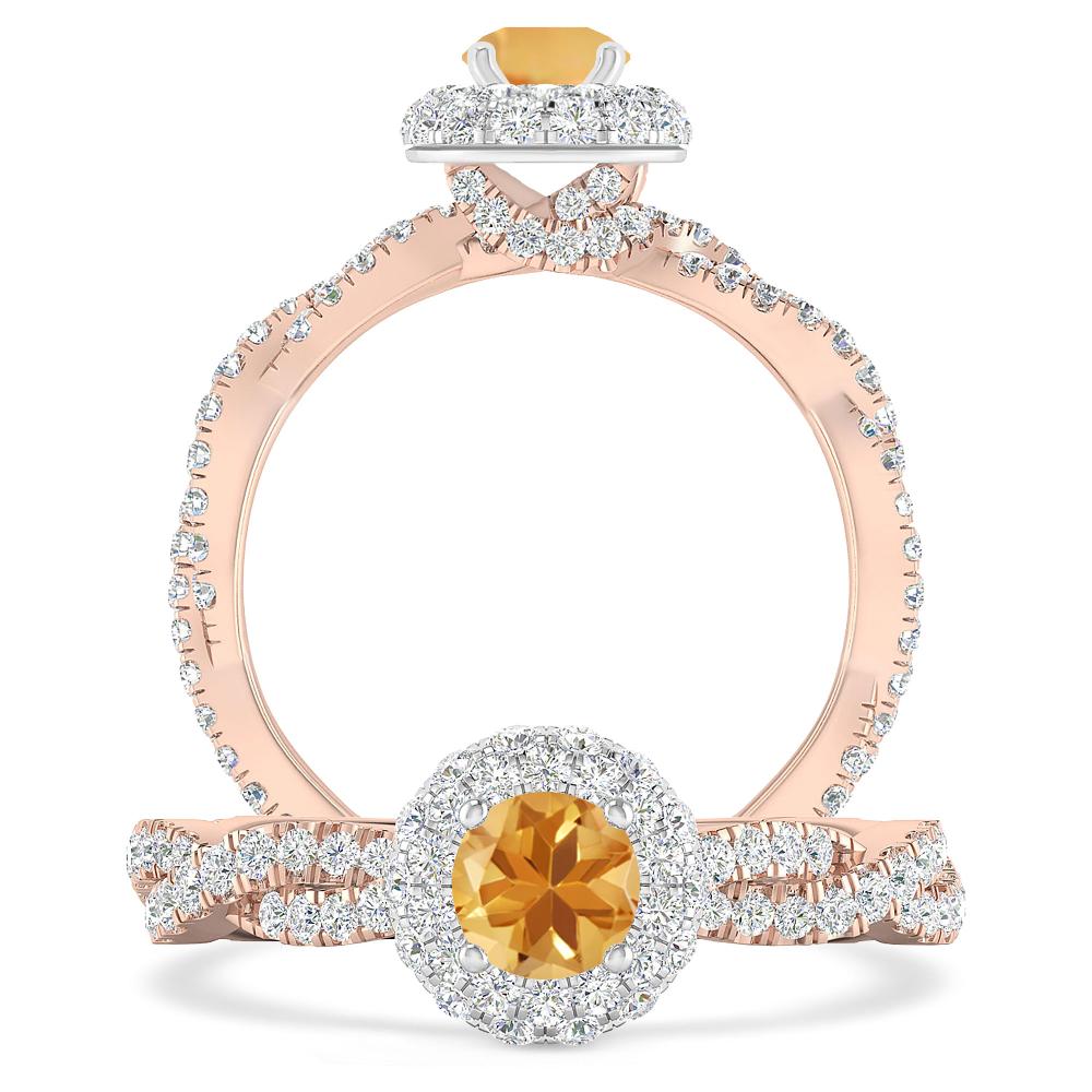 Rose Gold - Citrine