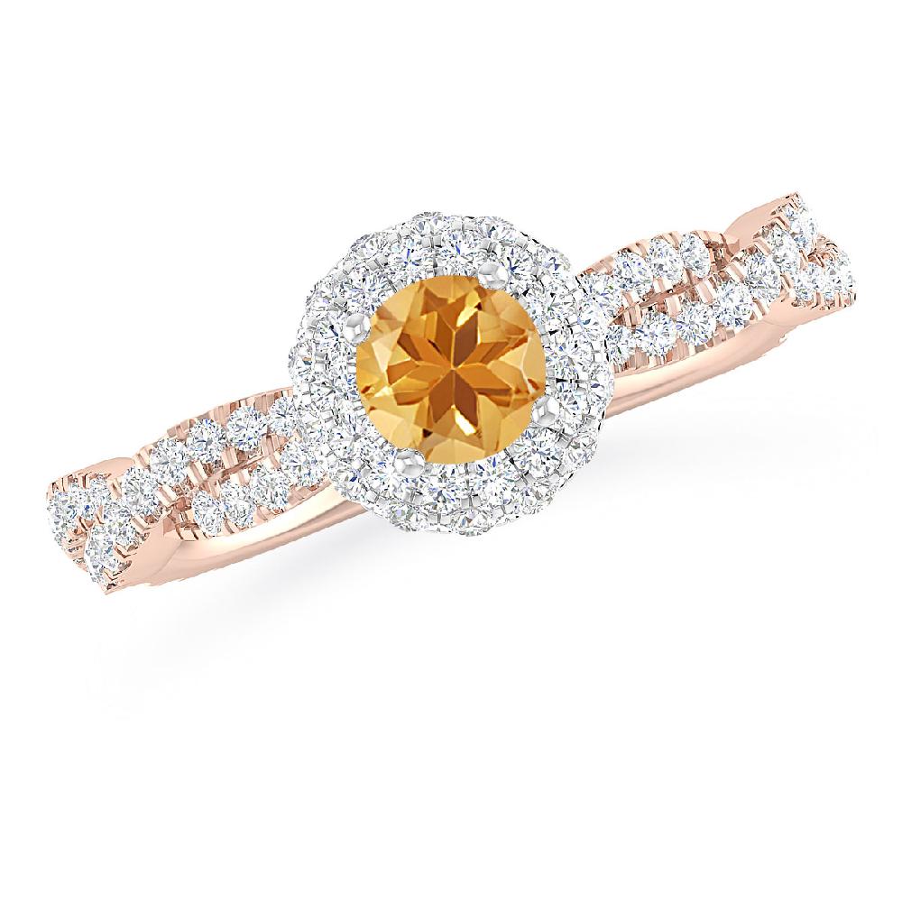 Rose Gold - Citrine