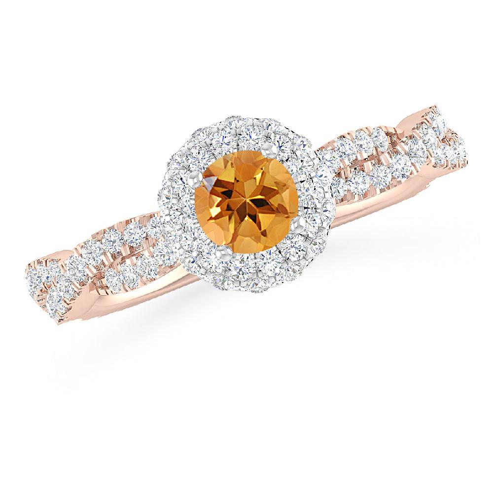 Rose Gold - Citrine