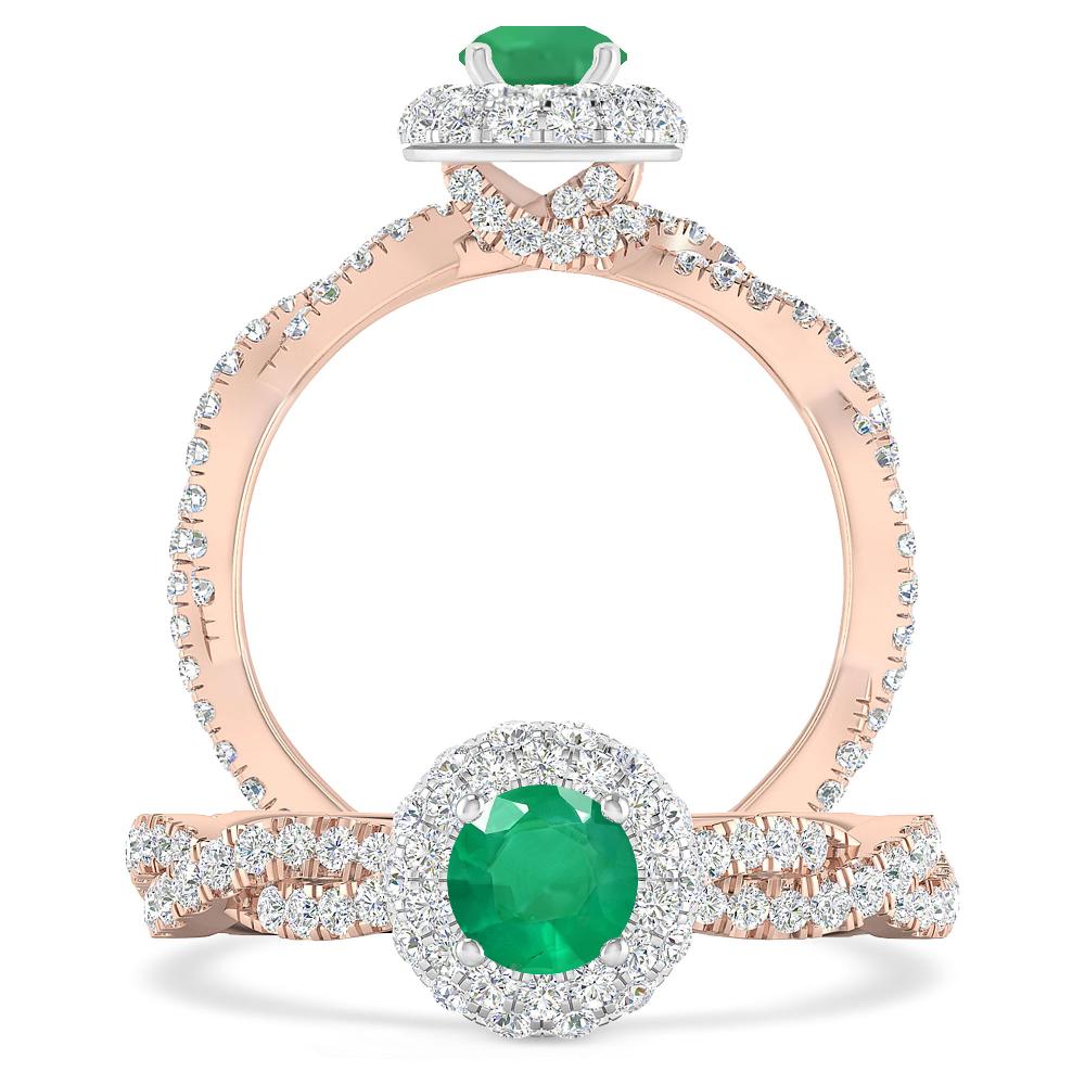 Rose Gold - Emerald