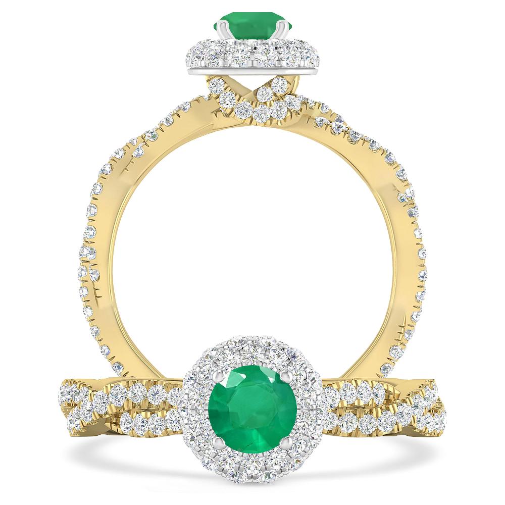 Yellow Gold - Emerald