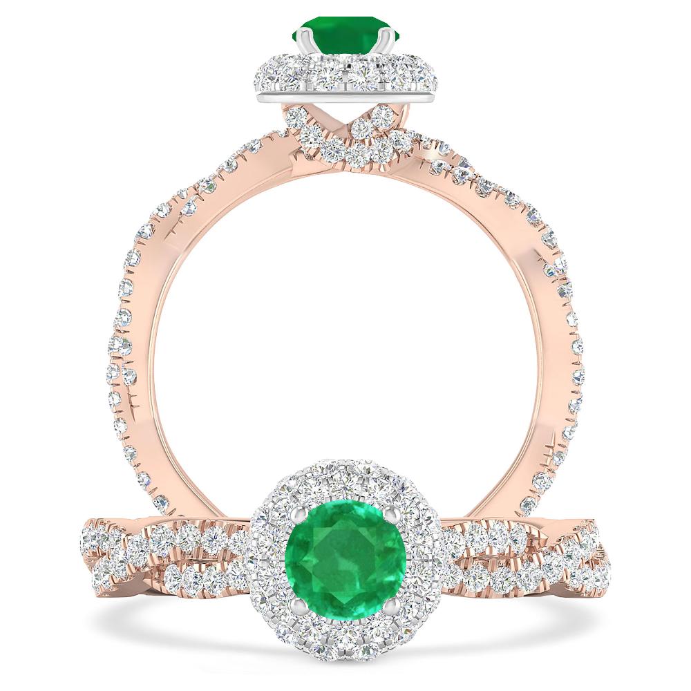 Rose Gold - Emerald