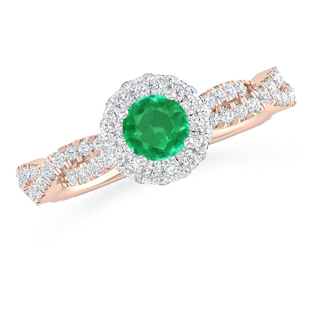 Rose Gold - Emerald