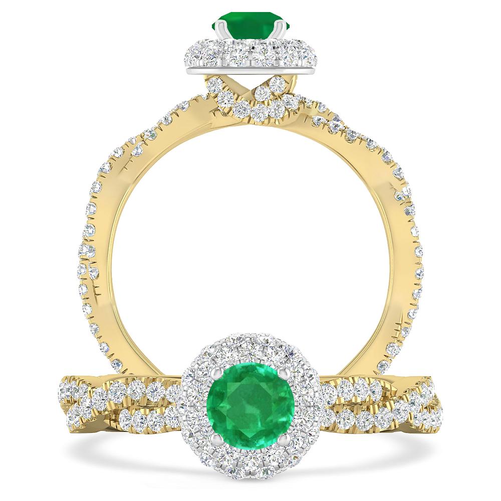 Yellow Gold - Emerald