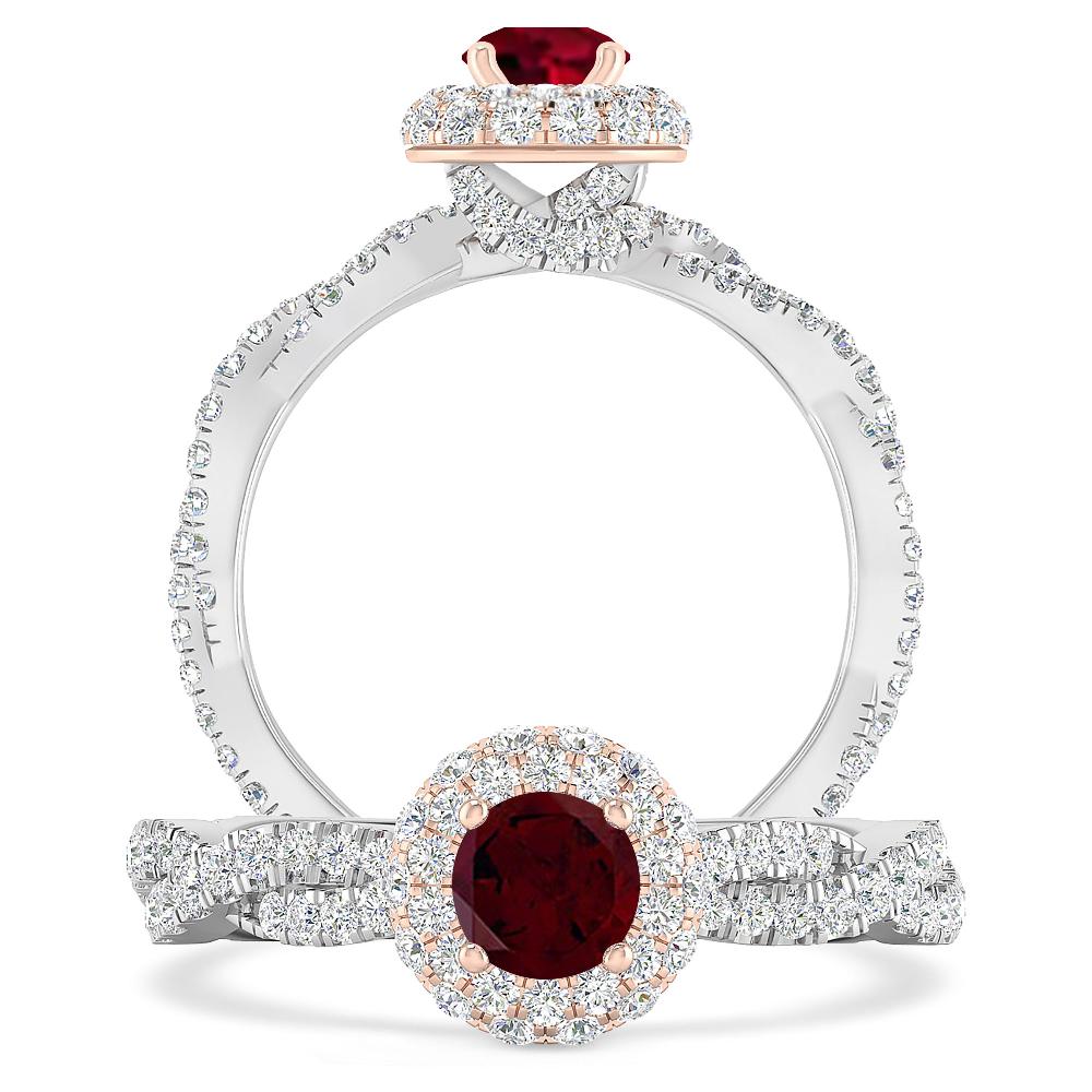 White Gold - Garnet