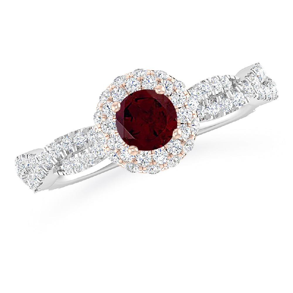 White Gold - Garnet