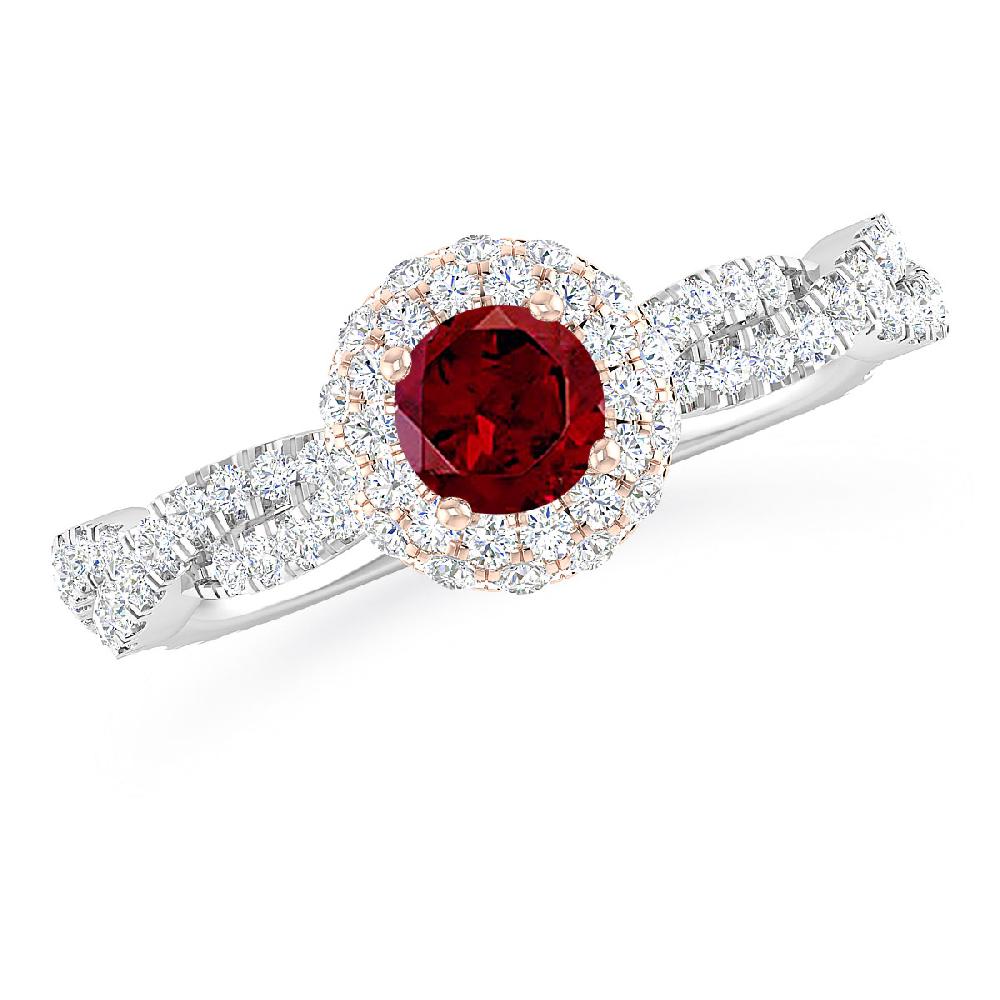 White Gold - Garnet