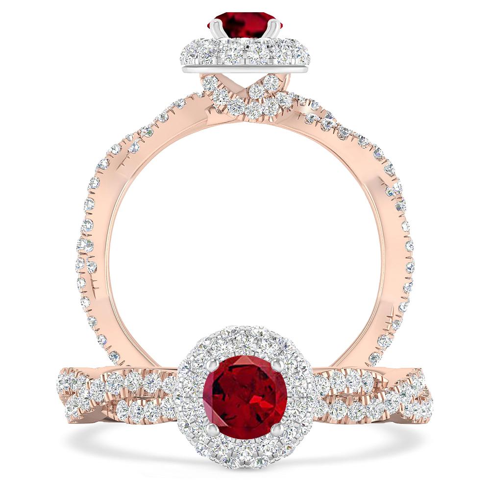 Rose Gold - Garnet