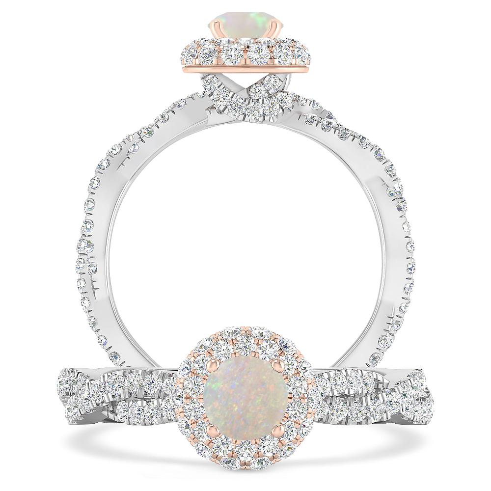 White Gold - Opal