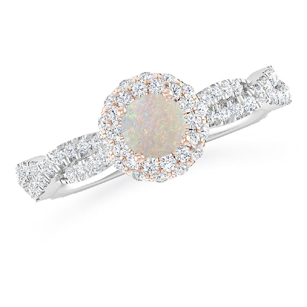 White Gold - Opal
