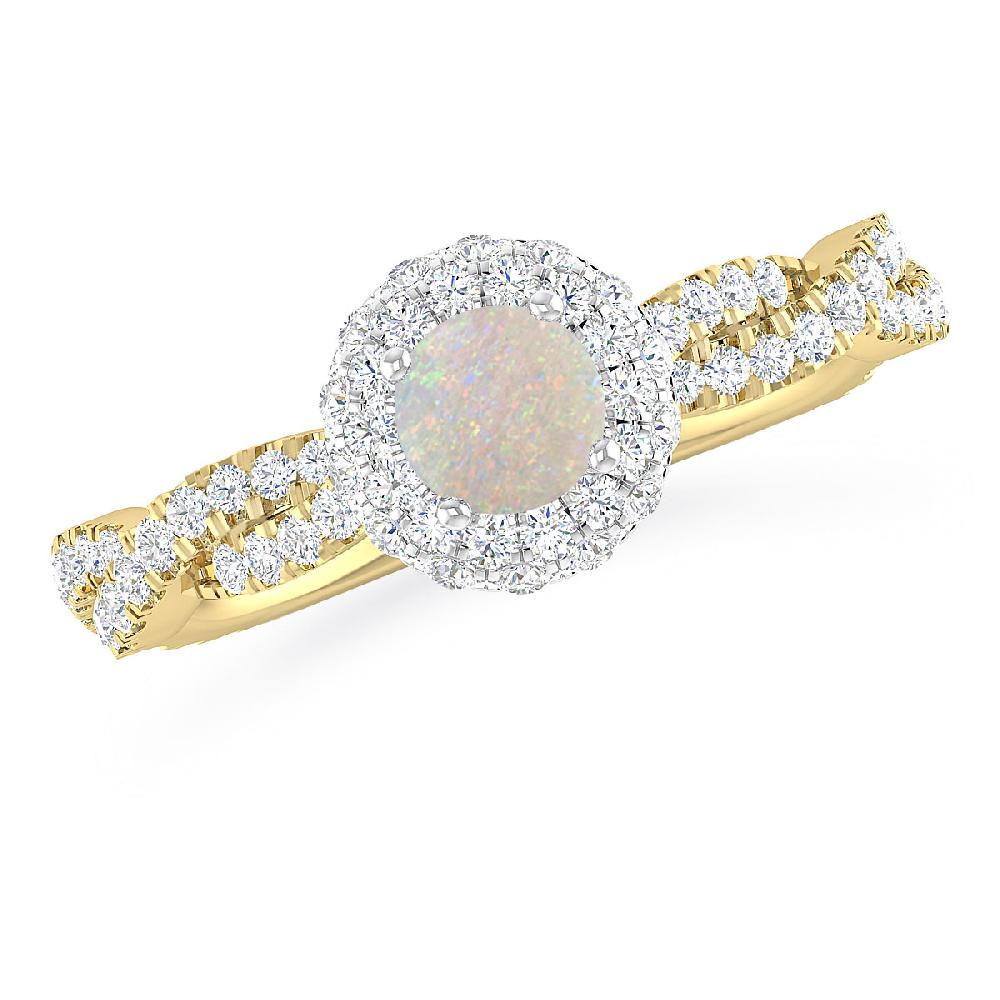 Yellow Gold - Opal