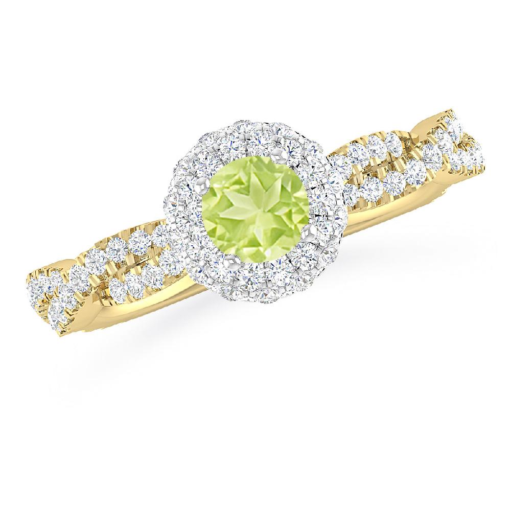 Yellow Gold - Peridot