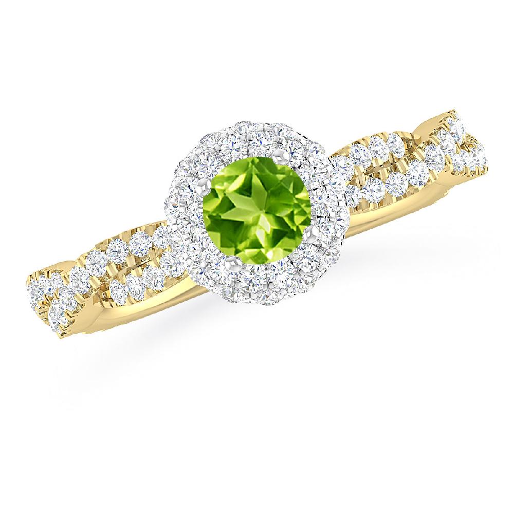 Yellow Gold - Peridot