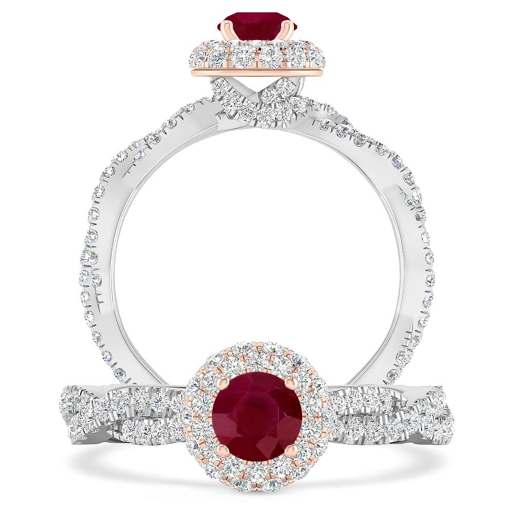 White Gold - Ruby