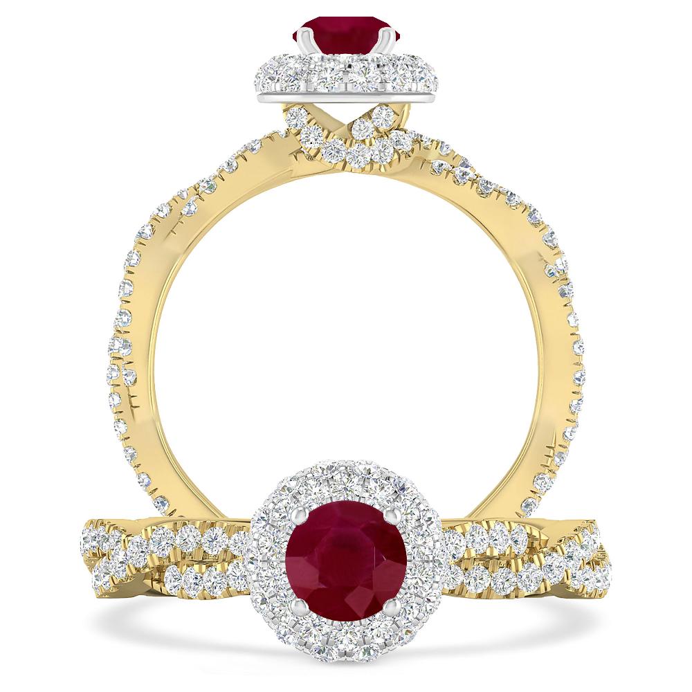 Yellow Gold - Ruby