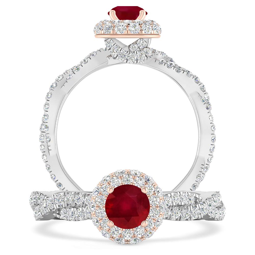White Gold - Ruby