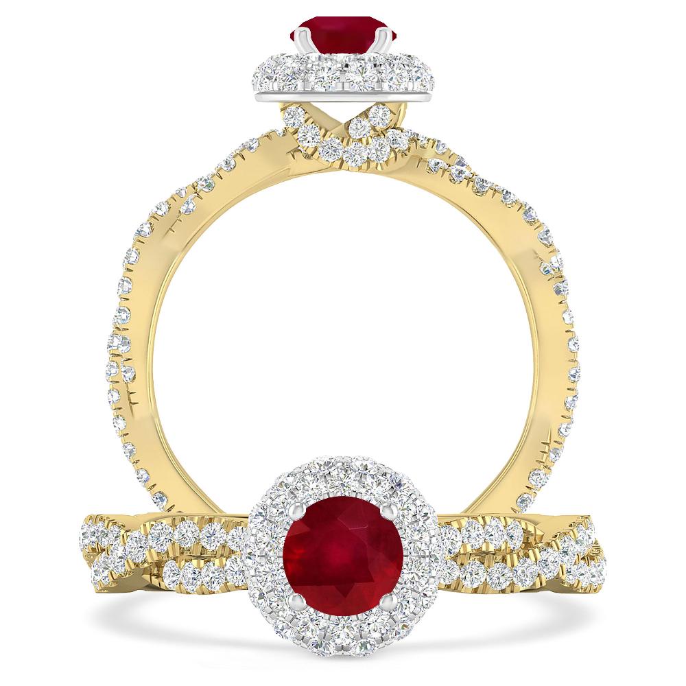 Yellow Gold - Ruby