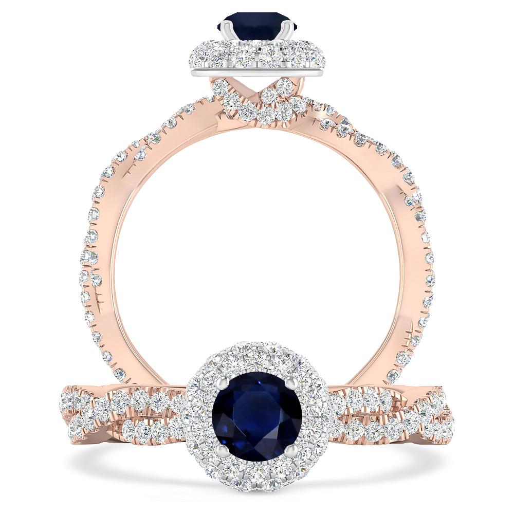 Rose Gold - Sapphire