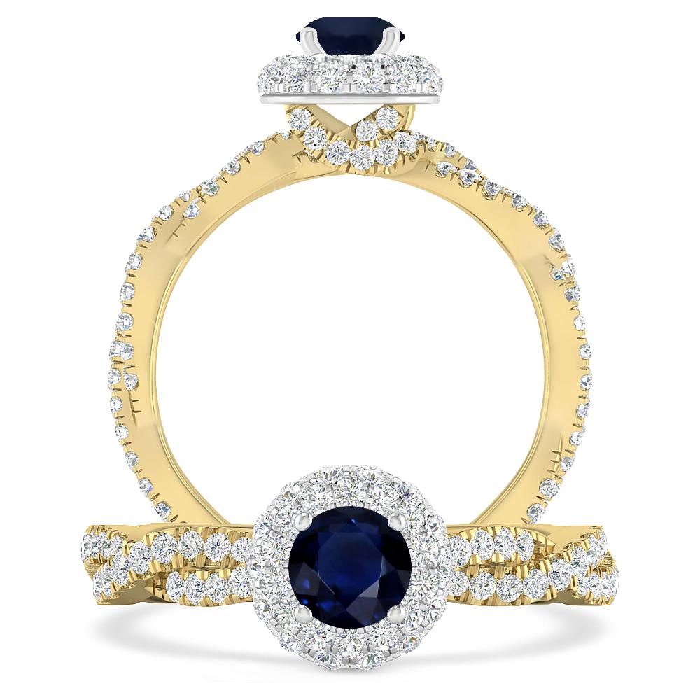 Yellow Gold - Sapphire