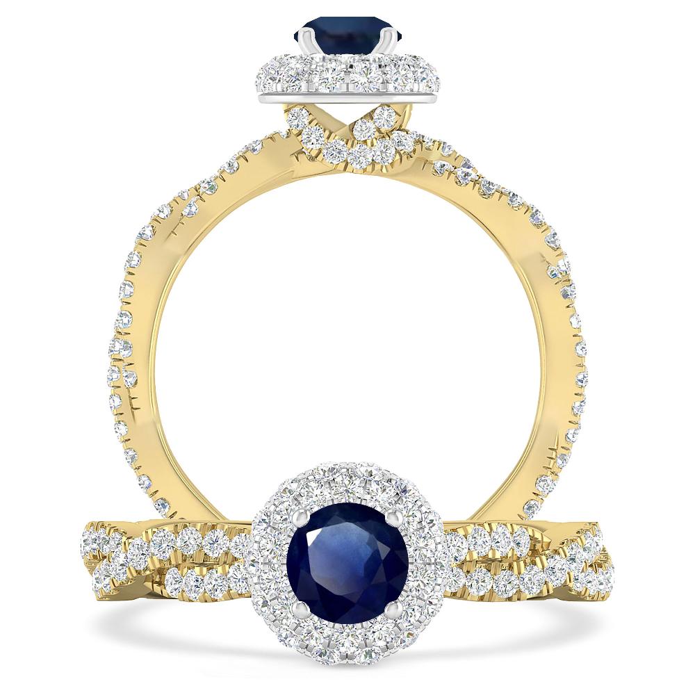 Yellow Gold - Sapphire