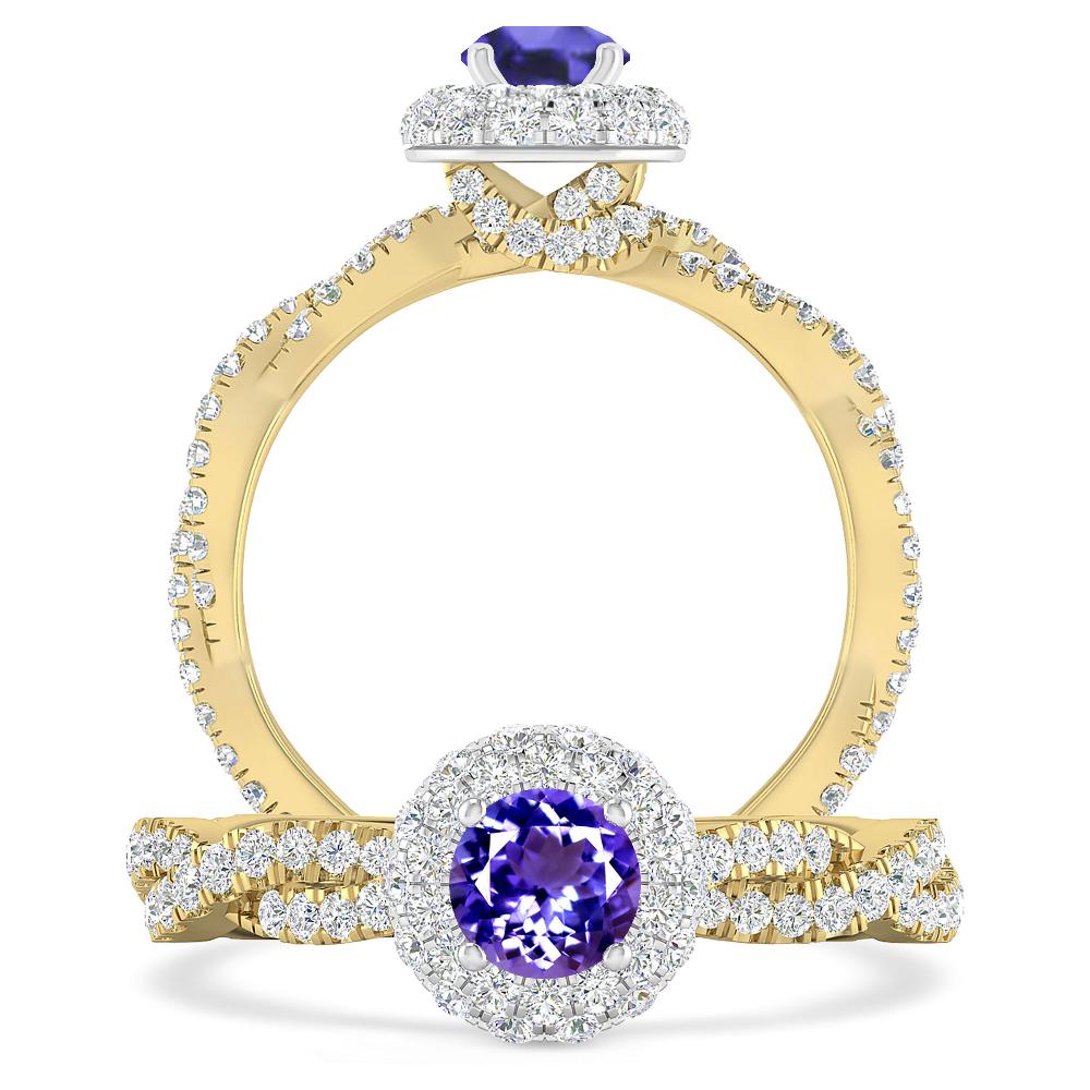 Yellow Gold - Tanzanite