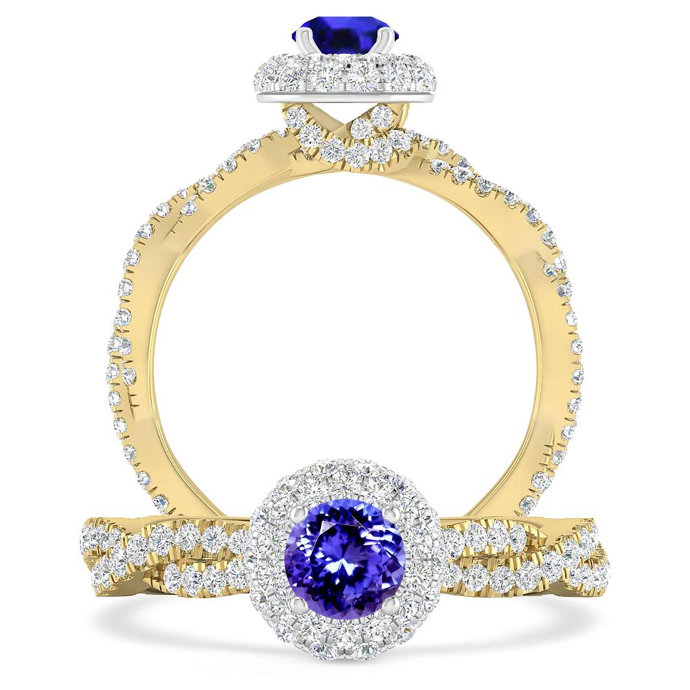 Yellow Gold - Tanzanite