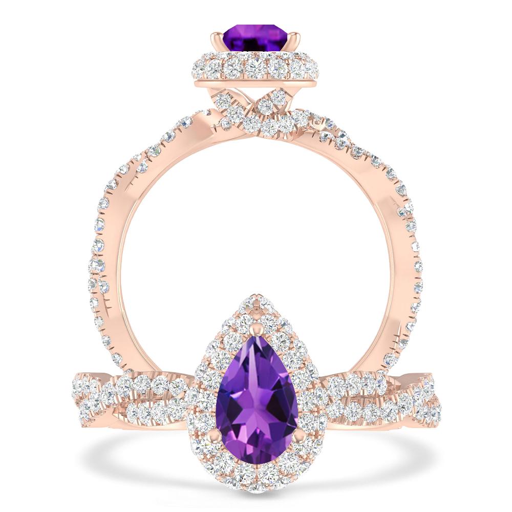 Rose Gold - Amethyst