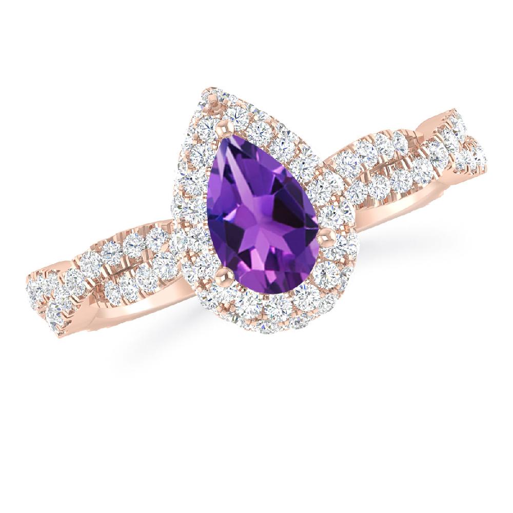 Rose Gold - Amethyst