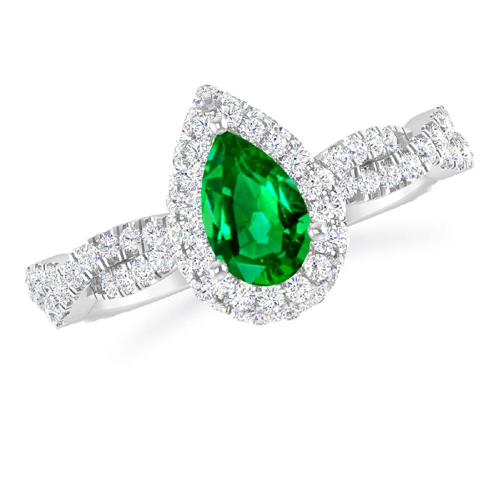 White Gold - Emerald