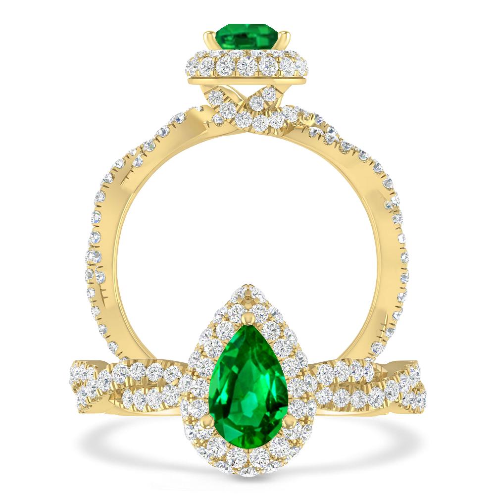 Yellow Gold - Emerald