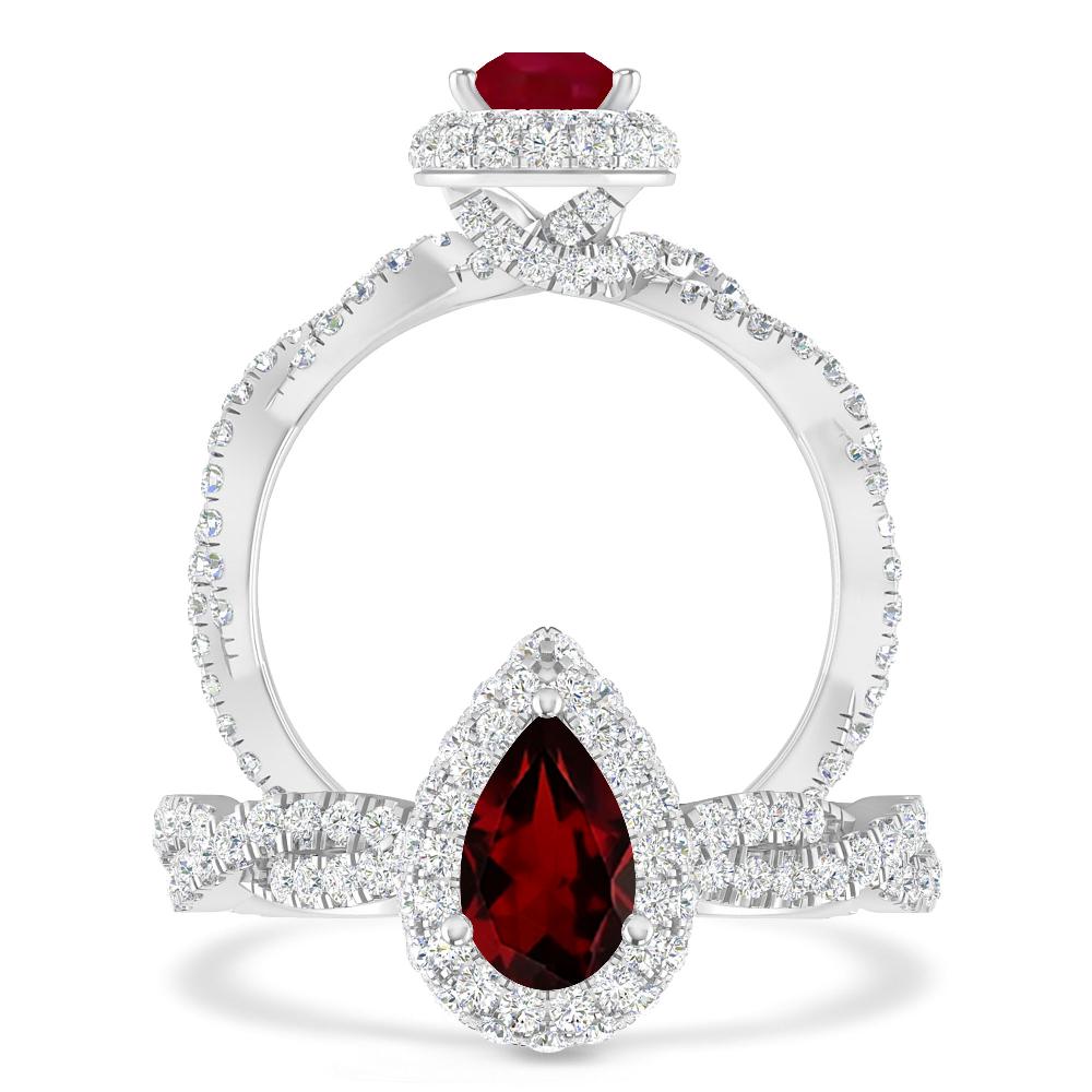 White Gold - Garnet