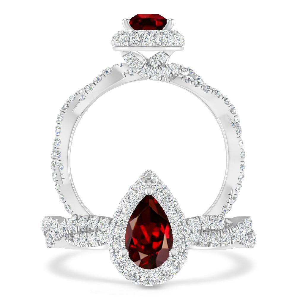 White Gold - Garnet