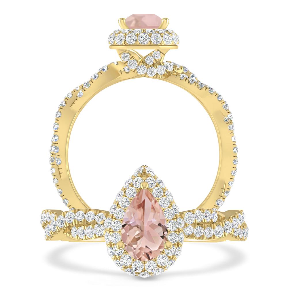 Yellow Gold - Morganite