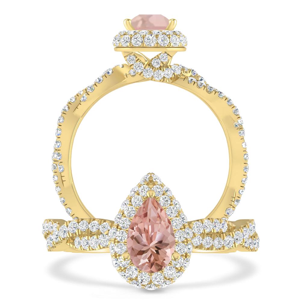 Yellow Gold - Morganite