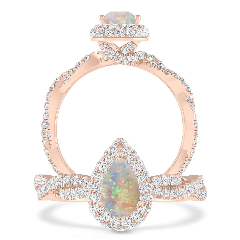 Rose Gold - Opal