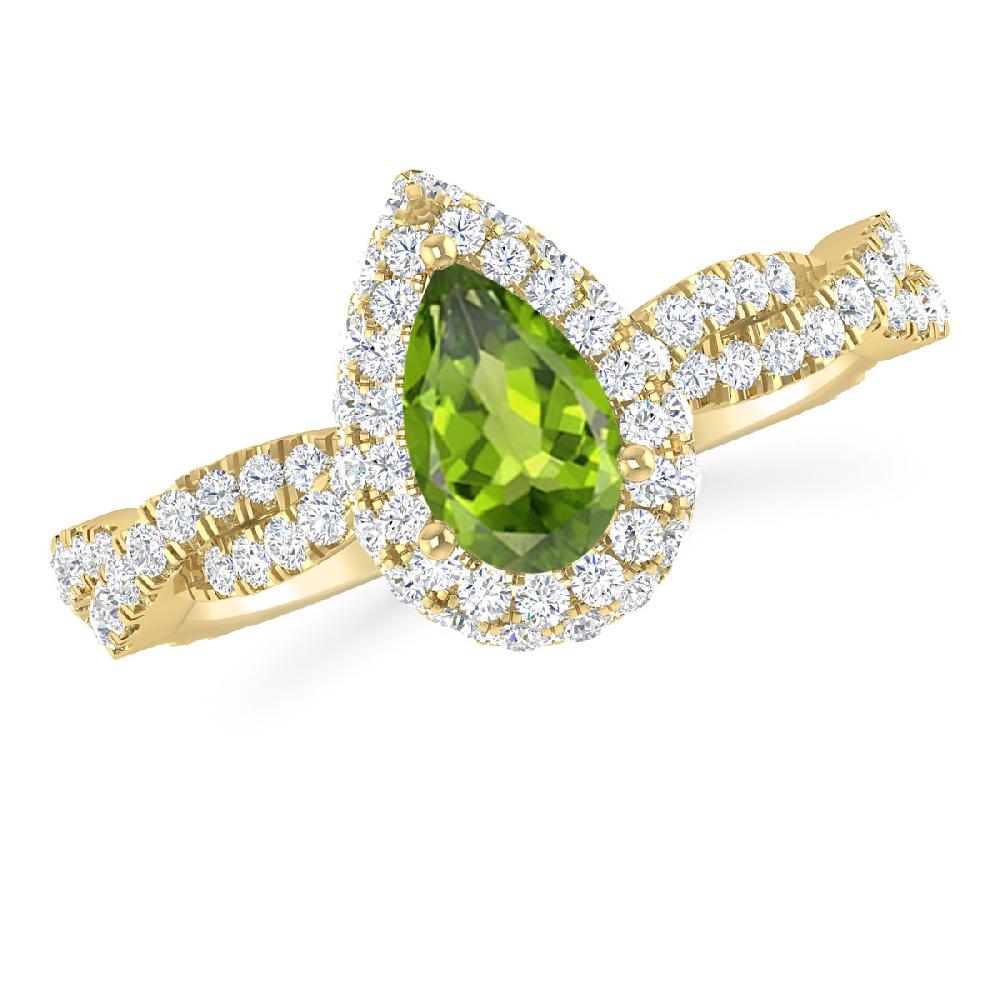 Yellow Gold - Peridot
