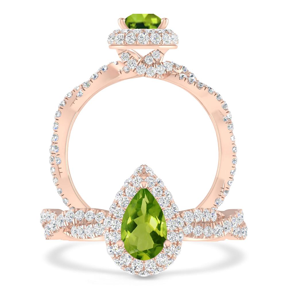 Rose Gold - Peridot